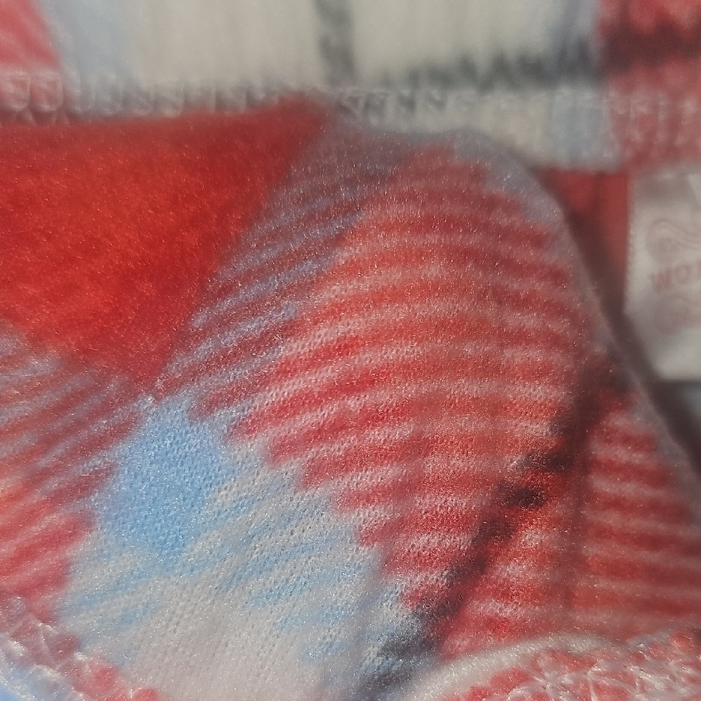Wondershop NWT Women's Red and White Plaid Soft Fleece Pajama Pants Size Xlarge - Picture 5 of 8